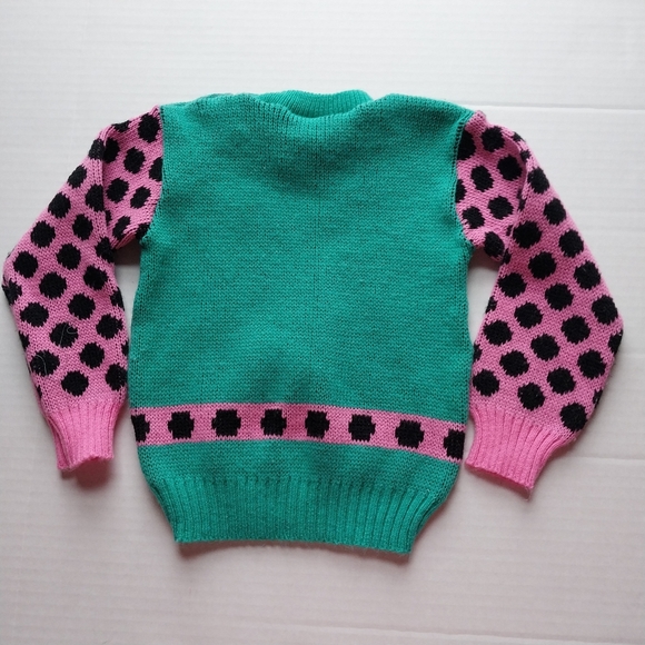 Confetti Knits Girls size 4T Minnie Mouse Walt Disney Productions Sweater Japan - Picture 6 of 8